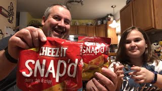 CheezIt Snap’d  Double Cheese amp Cheddar Sour Cream and Onion [upl. by Mahala]