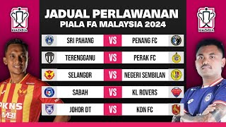 Terdapat perubahan Jadual Terkini Piala FA Malaysia 20242025  Pusingan 16 [upl. by Oniram]