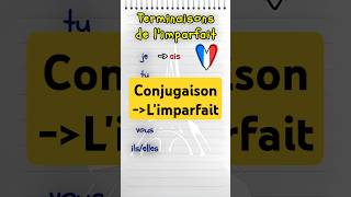 La Conjugaison  Terminaisons de limparfait [upl. by Gavin278]