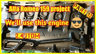 Alfa Romeo 159  24jtdm engine strip down  159 restoration part 12 [upl. by Latham]