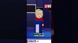 Debate madness  Hillary Clinton vs Mr Garrison debate election funny funnyvideo southpark [upl. by Giusto]