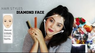 Hairstyles for Diamond Shaped Faces [upl. by Herrick]