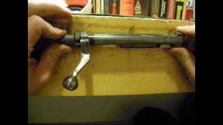 Mauser style bolt dissasembly m1917gunsmithing [upl. by Nilya]