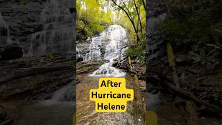 High Shoals Falls after Hurricane Helene hurricane like youtubeshorts [upl. by Onil]