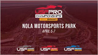 USF Juniors  Qualifying  NOLA Motorsports Park [upl. by Oecile111]