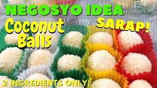 Super Easy Coconut Balls  Pang Negosyo Idea With Costing  Food Business Ideas  coconut ladoo [upl. by Augustin]