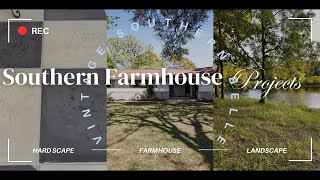 Southern Farmhouse Summer Projects Landscaping Ideas Building Projects [upl. by Assennav682]