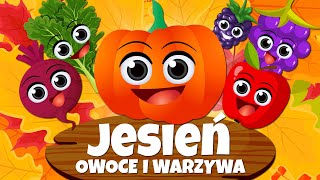 Jesień dla dzieci  Jesienne owoce i warzywa 🍂 DARY JESIENI 🍂 [upl. by Ahsuas]