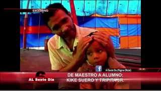 De maestro a alumno Kike Suero se convierte en el mentor de Tripita Jr [upl. by Sparhawk208]