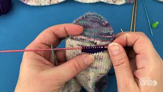 Sock Repair Knitted Patch [upl. by Eberhard]