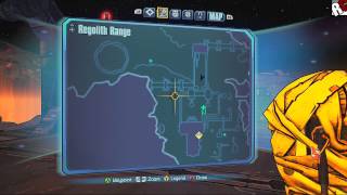 Borderlands The Pre Sequel  Regolith Range ALL VAULT SYMBOL LOCATIONS  Cult of the Vault Locations [upl. by Nuhsyar]