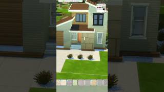 The sims 4 roof tips Tiny Home sims4roof sims4tips sims4tinyhome [upl. by Pattani]