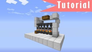 How to make a super smelter in minecraftEasy [upl. by Ogu688]