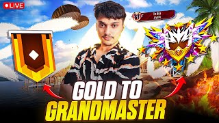 🔴Live Dominating Top 1 Grandmaster V Badge Lobby🗿😤Serious Grandmaster Pushing😡Garena Free Fire [upl. by Euqnimod]