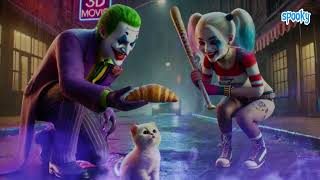 Joker and Harley Quinn bully kitten like a tumbler [upl. by Viridi]