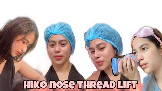 NON SURGICAL NOSE LIFT  HIKO NOSE THREAD  7 DAYS HEALING  UPDATE [upl. by Irolav]