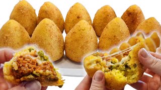 ARANCINI DI RISO SICILIANI RICETTA ORIGINALE  ARANCINI SICILIANI PERFETTI E DELIZIOSI [upl. by Odele]