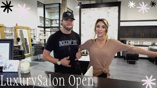 Luxury Modern Beauty Salon Tour  Best hair salon in the world [upl. by Ellerud]