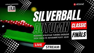 🎧🎤19112024  RĒZEKNES ATKLĀTAIS TURNĪRS SNŪKERĀ  SILVERBALL AUTUMN CLASSIC  FINĀLS  2 daļa [upl. by Nerhe]