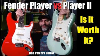 Fender Player II Strat VS Player Series Strat  Is It Worth It [upl. by Nnylirej]