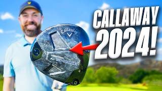 NEW 2024 DRIVER  CALLAWAY PARADYM AI SMOKE REVIEW [upl. by Birdella]