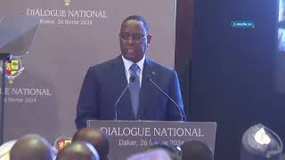 Diamniadio  Macky Sall lance le dialogue national [upl. by Ynnahc203]