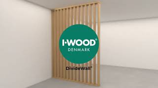 IWood Denmark®  Montering af DivideWall [upl. by Otiragram]