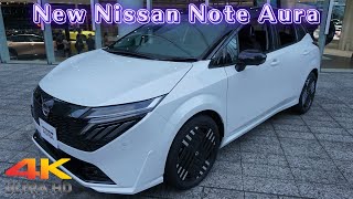 日産新型ノートオーラG 2024年モデルホワイトブラック  NEW 2024 NISSAN NOTE AURA G White Black  New Nissan Aura 2024 [upl. by Mcmillan]