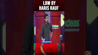 LBW by Haris Rauf abdulrazzaq mohammadamir imadwasim worldcup2023 shorts [upl. by Neelrak]