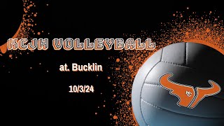 KCJH Volleyball  Bucklin [upl. by Anail]