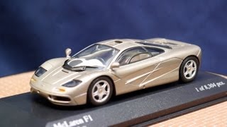 ミニチャンプス マクラーレン F1 MINICHAMPS McLaren F1 [upl. by Ressan45]