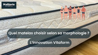 Quel matelas choisir selon sa morphologie  Linnovation Vitaform [upl. by Anhcar189]