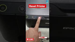 How to Fix Epson L3110 L3210 Printer Red light BlinkkingReset printer [upl. by Adiam]