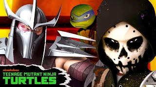 Casey Jones Fights The Shredder 🏒⚔️  Full Scene  Teenage Mutant Ninja Turtles [upl. by Ahsuatal481]