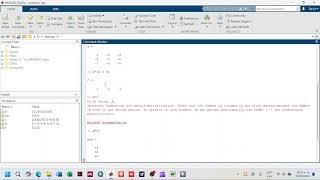 Matrices  Matlab [upl. by Mmada]