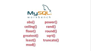 Como trabajar con funciones Matemáticas en MySQL 8 con Workbench [upl. by Oeflein]