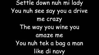 mavado settle down lyrics overproof riddim2011 [upl. by Ahcim]