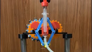 Stirling engine using Rhombic mechanism 3d printed model shorts [upl. by Jadd965]