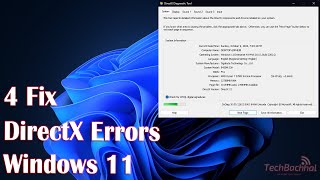 4 Fix DirectX Errors on Windows 11 [upl. by Anol]