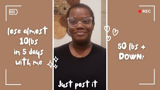 LOSE 10 POUNDS IN 5 DAYS  50 POUNDS DOWN [upl. by Ardnuasac]