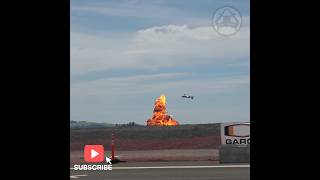 Flying Through the Ring of Fire at the Skyfest 2024 Airshow airshow2024 aviation [upl. by Sturdivant]