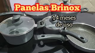 Panelas Brinox Ceramic Life Optima  Após um ano de uso [upl. by Ajet]