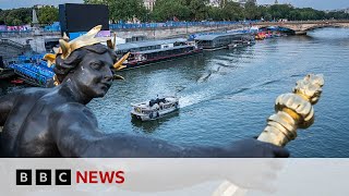 Paris 2024 Olympics Men’s triathlon postponed over poor water quality  BBC News [upl. by Brianne]