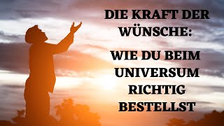 Die Kraft der Wünsche Wie du beim Universum richtig bestellst [upl. by Trebmal]