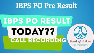 🟢 Result of IBPS PO Pre 2024 Result Today ibps result [upl. by Ardnued219]