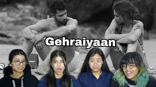 GEHRAIYAAN OFFICIAL TRAILER  REACTION [upl. by Direj]