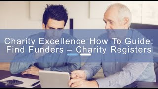 How To Find Funding Using The Charity Commission Register Of Charities [upl. by Musa]