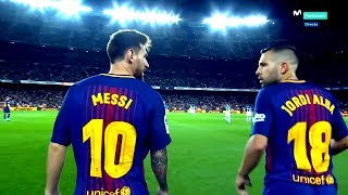 Lionel Messi amp Jordi Alba ● The Most Lethal Connection In Football ► Amazing Duo 20172018 [upl. by Arenat105]