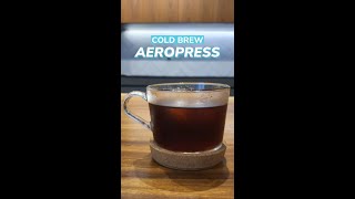 Aeropress Cold Brew Coffee [upl. by Liliane]