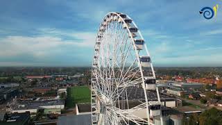 KMG Rides  WHL70 Ferris Wheel  SmakenradWheel of Taste  Drone shots 2022 HD [upl. by Moritz369]